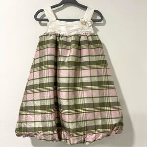 Janie and Jack Silk tartan special occasions bubble dress